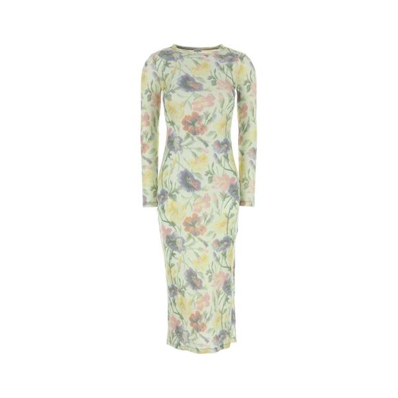 Loewe Women Printed Silk Blend Dress